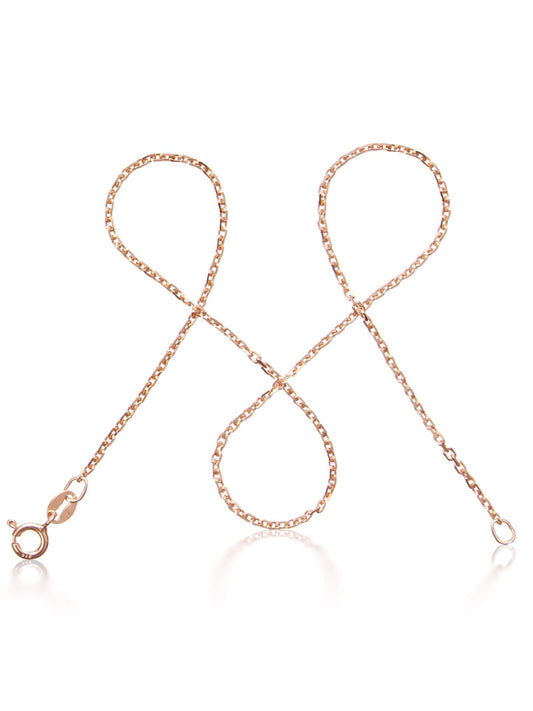 Ankerkette DELICATE Filigran Roségold Vergoldet