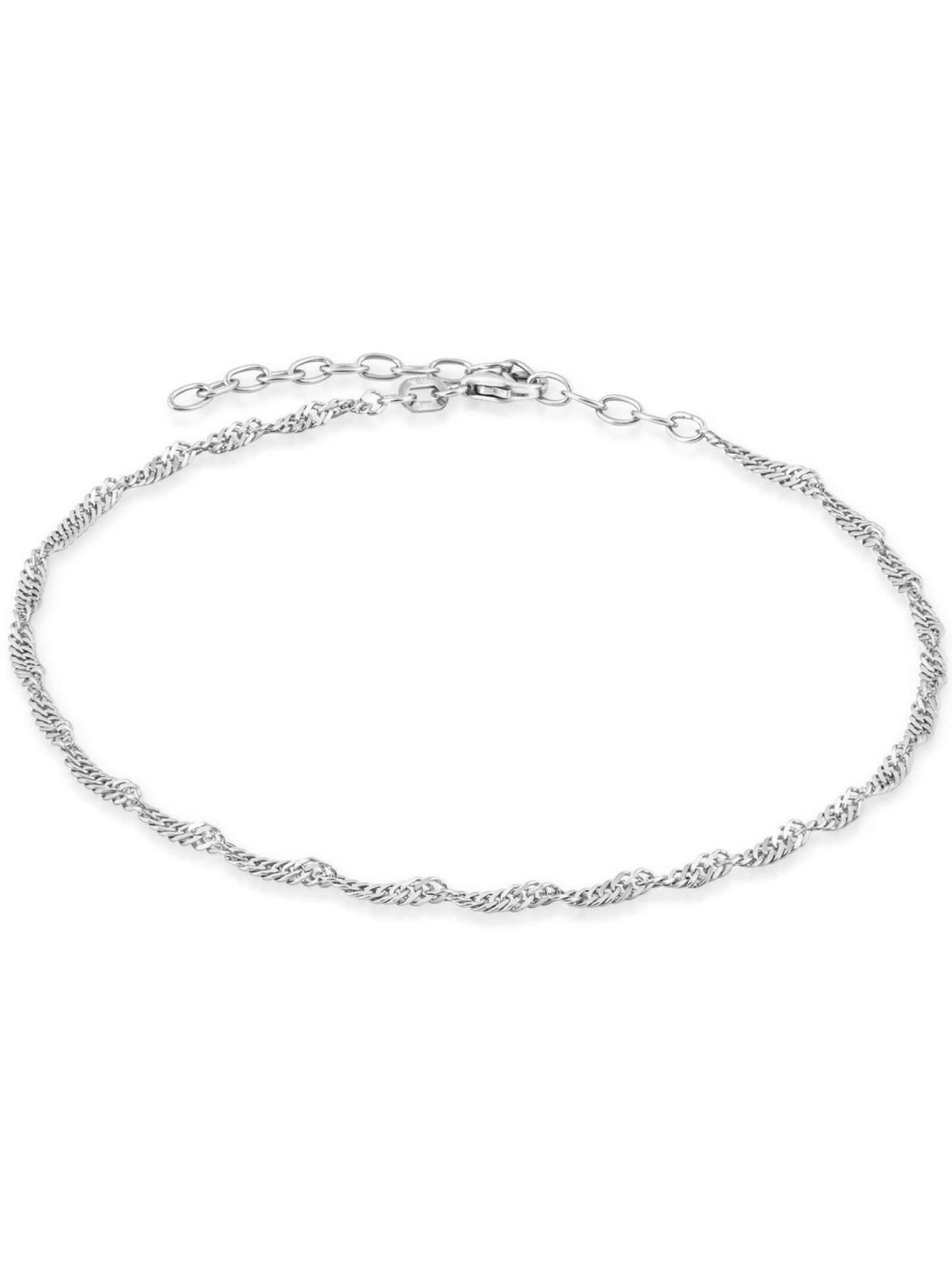 Fußkette Singapurkette SINGAPORE Silber-0