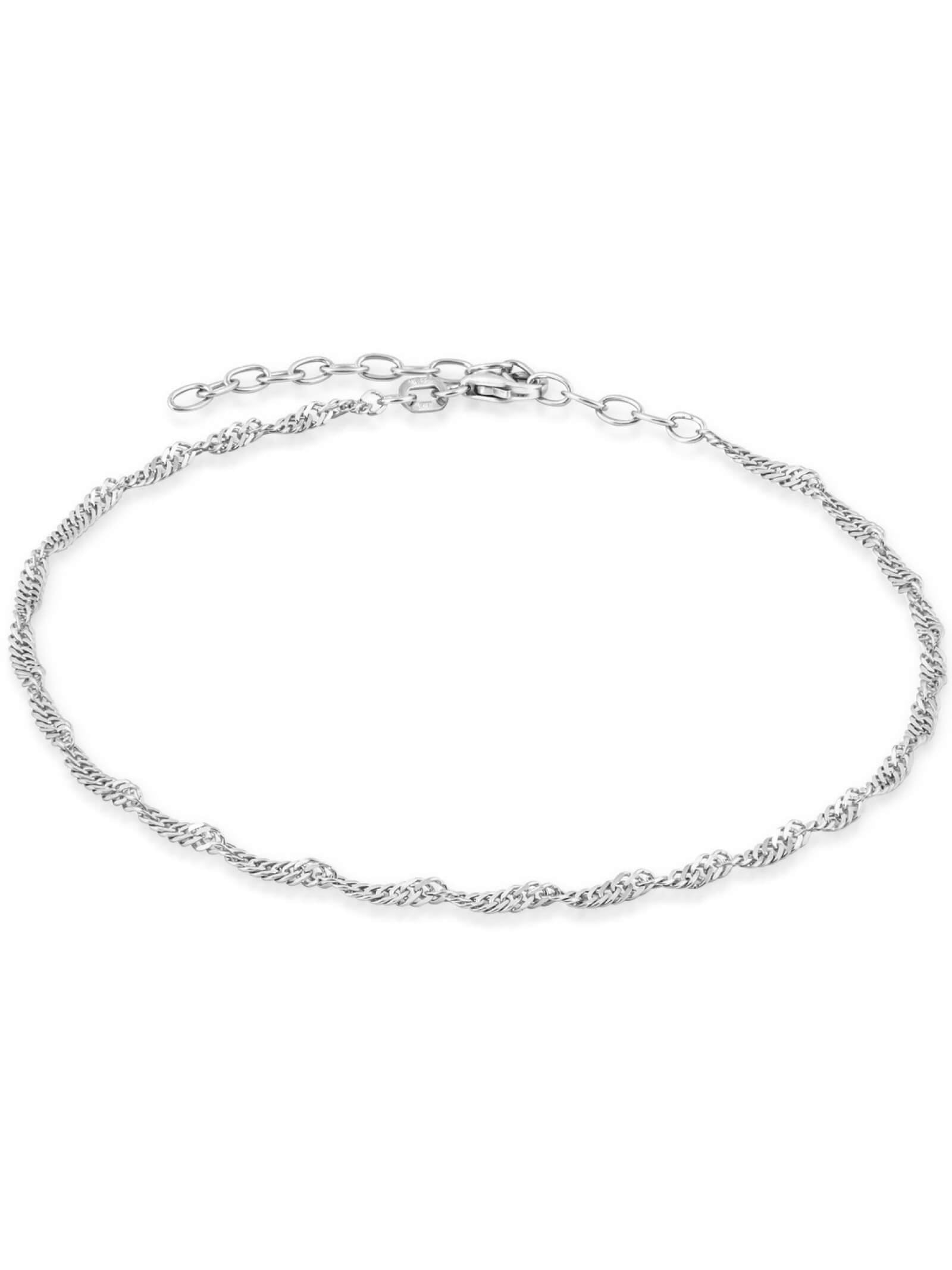 Fußkette Singapurkette SINGAPORE Silber-0