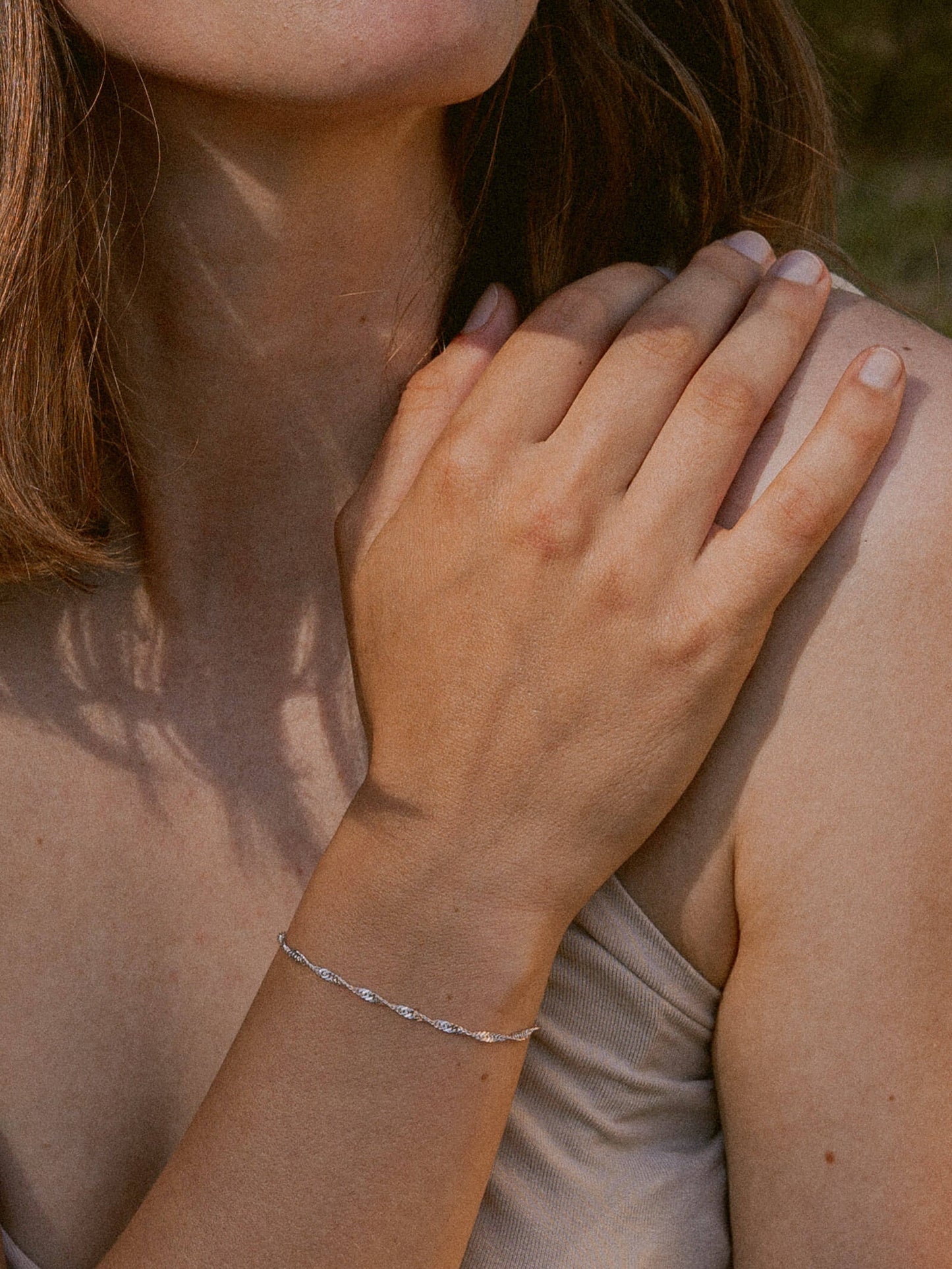 Armband Singapurkette SINGAPORE Elegant Silber