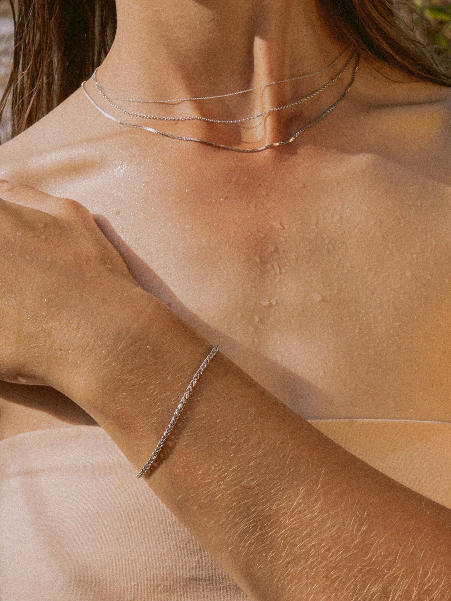 Armband Bingokette BLISS 14k Weißgold