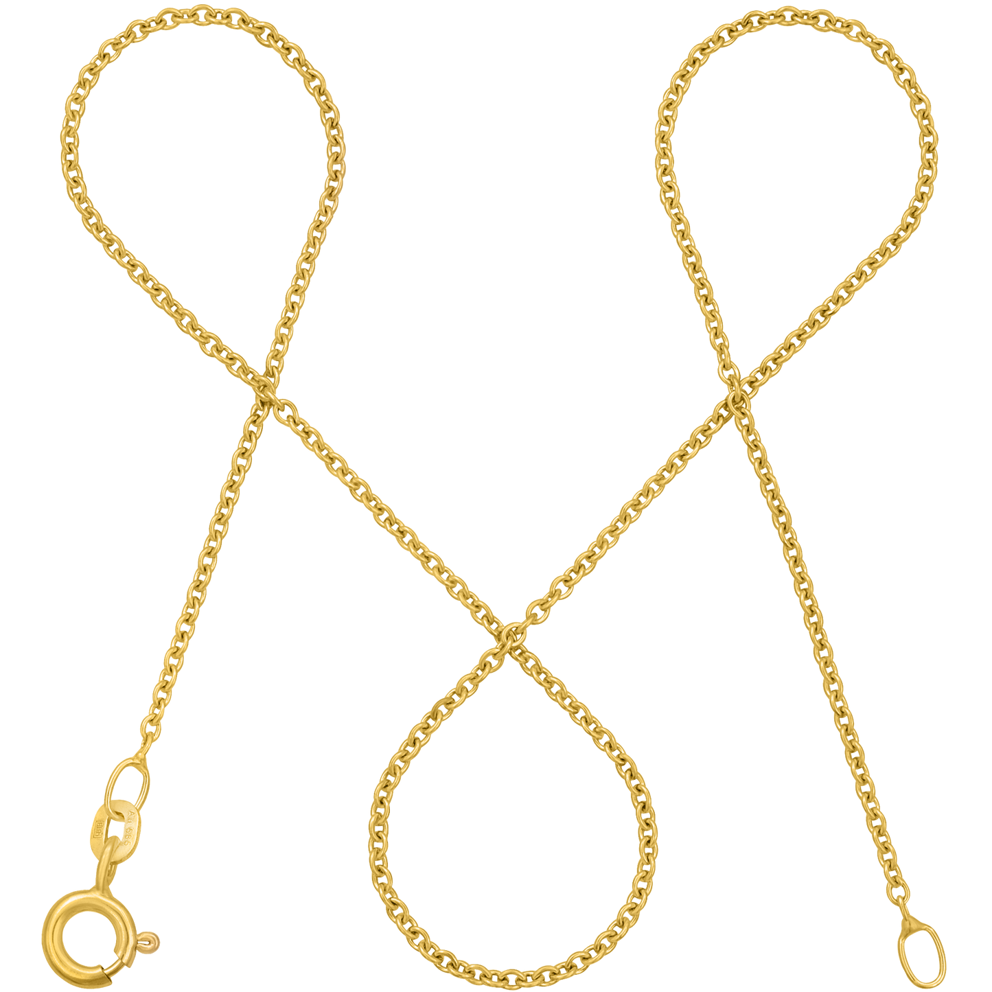 Ankerkette rund DELICATE Filigran 14k Echtgold